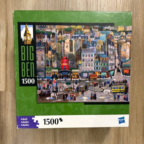 Hasbro Other - Big Ben "Paris France" 1500 pc Puzzle